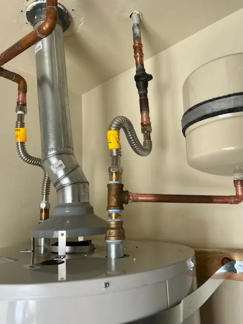 Water heater installation and plumbing repair in Frederick